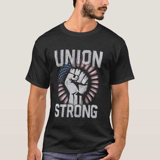 T-shirt La force syndicale pour les travailleurs professio (Devant)