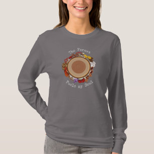 T-Shirt La forêt alimente mon âme champignon shirt