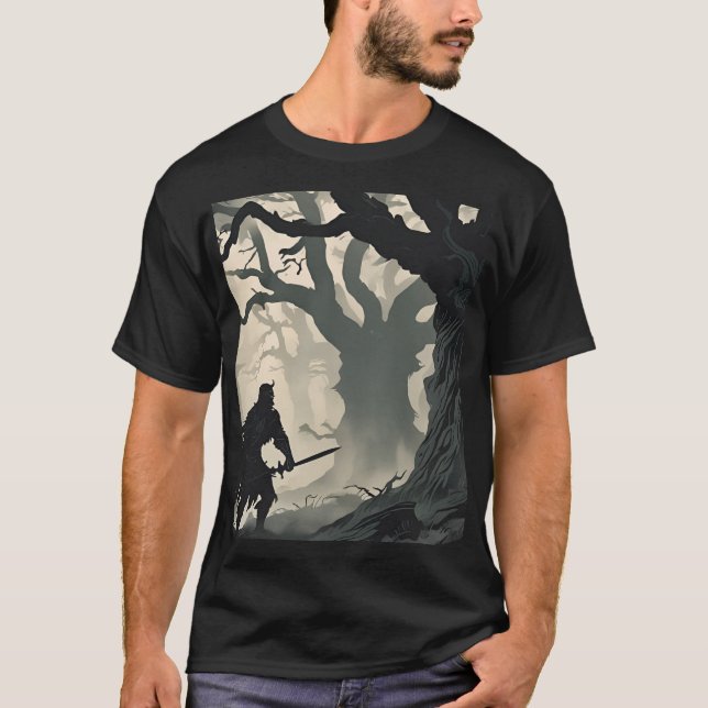 T-shirt La forêt de Cryptid (Devant)