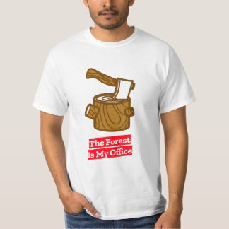 T-shirt La forêt est mon bureau