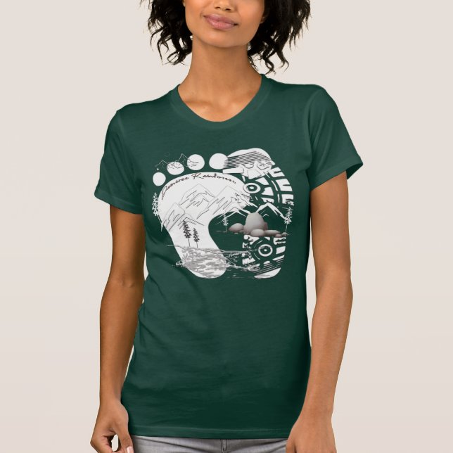 T-shirt La forêt tropicale de Daintree (Devant)