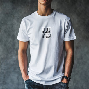 T-shirt La fortune est inconstante motivation blanc noir