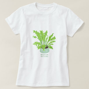 T-shirt La fougère de nid d'Asplenium Bird - en tirant sur
