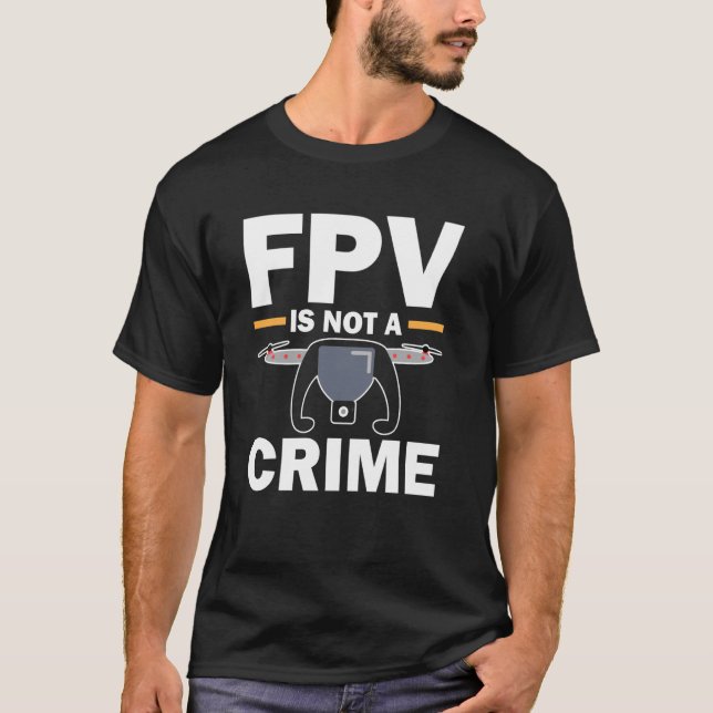 T-shirt La FPV n'est pas un crime Tech Freedom Flight Squa (Devant)