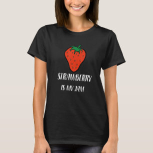 T-shirt La fraise est ma confiture