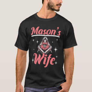 T-shirt La franc-maçonnerie Mason, femme de Mason