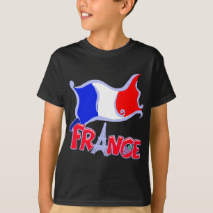 T-shirt La France avec des produits de drapeau