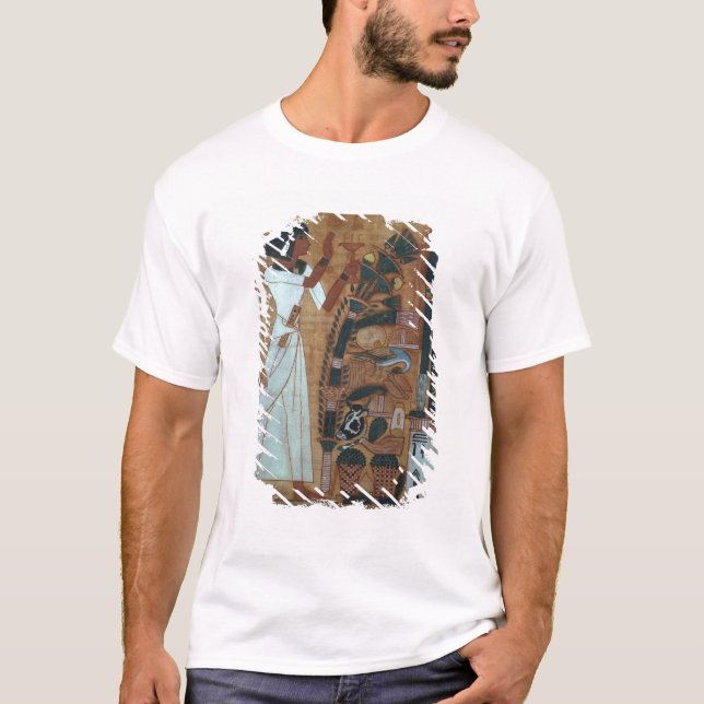 T-shirt La fumigation d'Osiris, page du livre du Th (Devant)