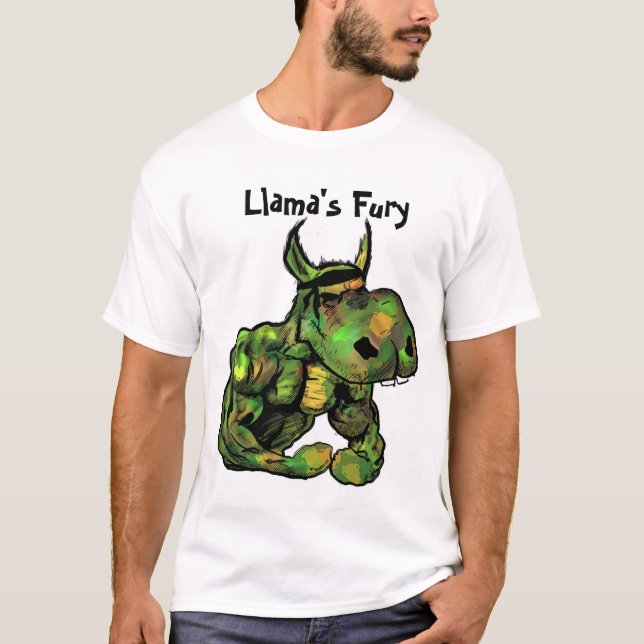 T-shirt La fureur du lama (Devant)