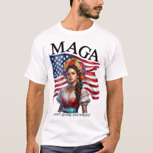 T-shirt La Fusion d'Héritage Amérindien Mexicain_Maria