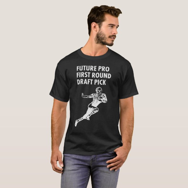 T-shirt La future jeunesse d'enfant de draft pick folâtre (Devant entier)