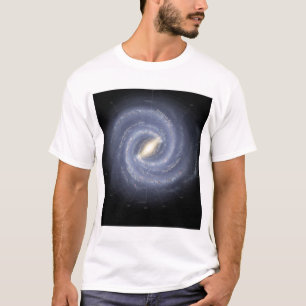 T-shirt La galaxie de manière laiteuse (annotée)
