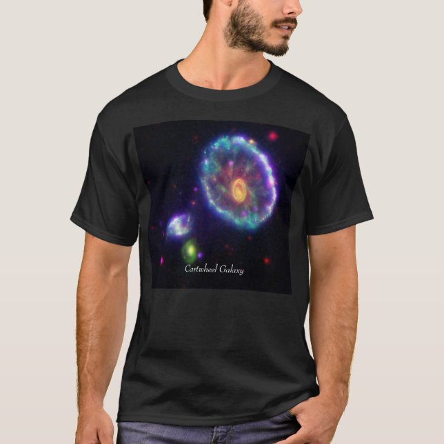T-shirt La galaxie de roue (Devant)
