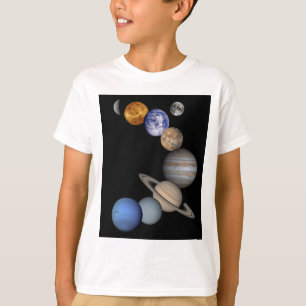 T-shirt La gamme de système solaire nos planètes