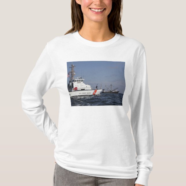 T-shirt La garde côtière américaine Cutter Marlin patrouil (Devant)