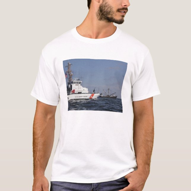 T-shirt La garde côtière américaine Cutter Marlin patrouil (Devant)