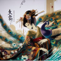 La geisha et le paon