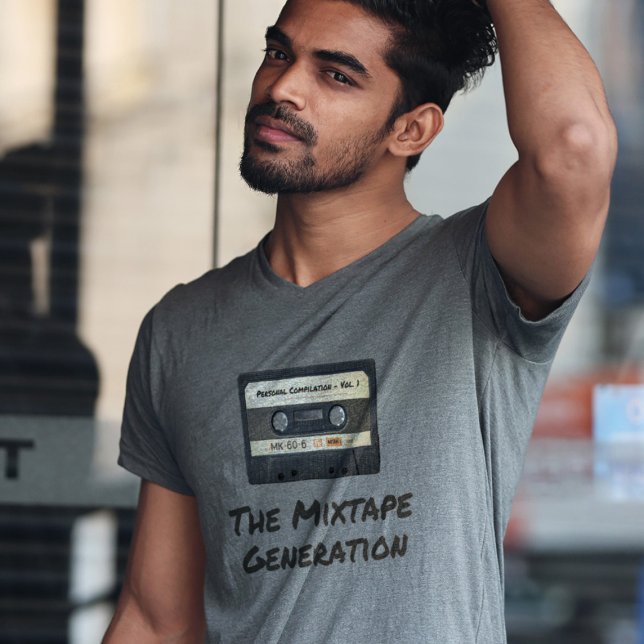 T-shirt La Génération Mixtape - Cassette Audio Rétro (Créateur téléchargé)