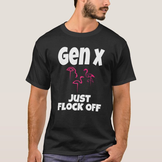 T-shirt La Génération X Vient de S'envoler Phrase de la Gé (Devant)