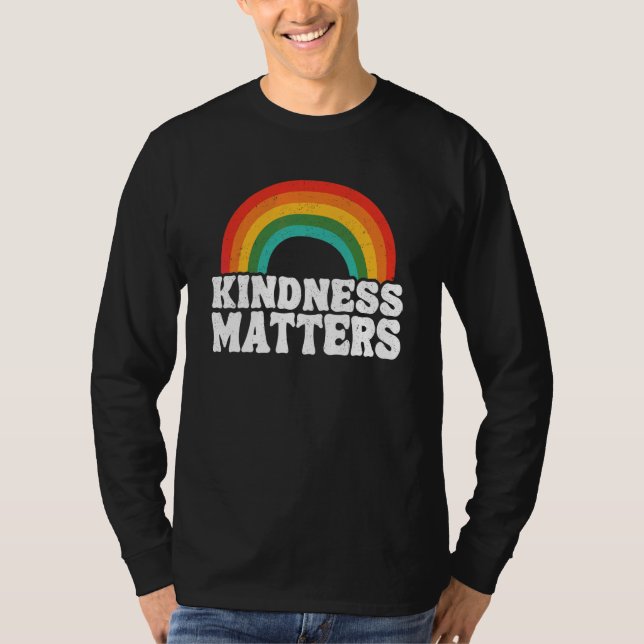 T-shirt La gentillesse compte Positive Anti Harcelement Ar (Devant)