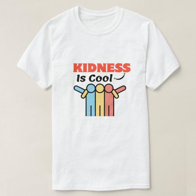 T-shirt La gentillesse est cool (Design devant)