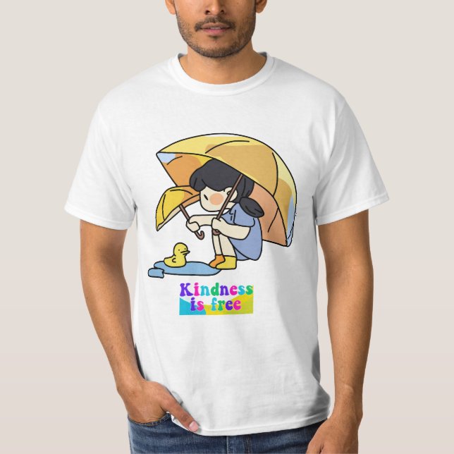 T-shirt La gentillesse est libre (Devant)