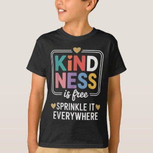 T-shirt La Gentillesse Est Parsemée Partout Motivationnel
