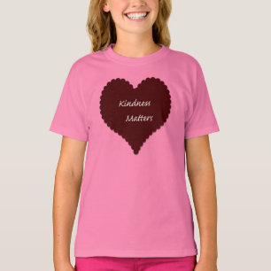 T-shirt La gentillesse importe coeur