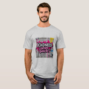 T-shirt La gentillesse revient Motivation touchante au c