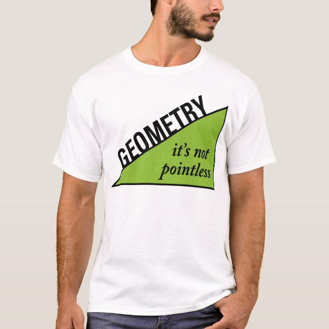 T-shirt La géométrie injustifiée (Devant)