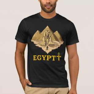 T-shirt La géométrie sacrée de sphinx égyptien antique de