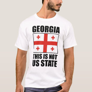 T-shirt La Géorgie n'est pas un État américain