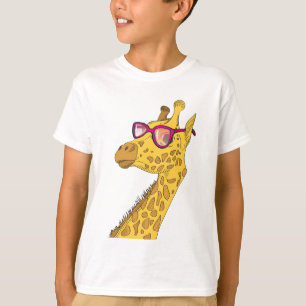 T-shirt La girafe Hipster