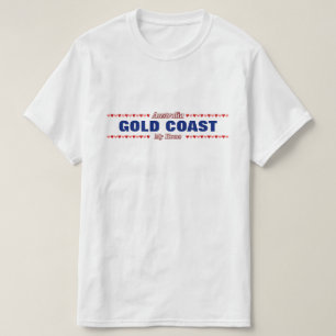 T-shirt La GOLD COAST - ma maison - l'Australie ; Coeurs