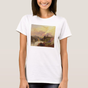 T-shirt La gorge d'Avon au coucher du soleil (huile sur pa