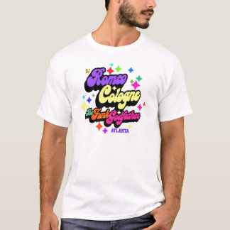 T-shirt La graisse de Romeo marque avec des lettres le