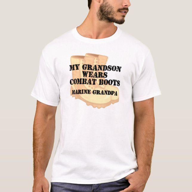 T-shirt La grand-maman marine utilise le bloc de contrôle (Devant)