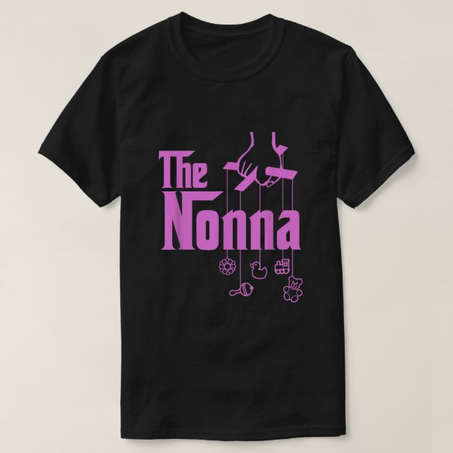 T-shirt La grand-mère de Nonna Italie Jouets à pendaison (Design devant)