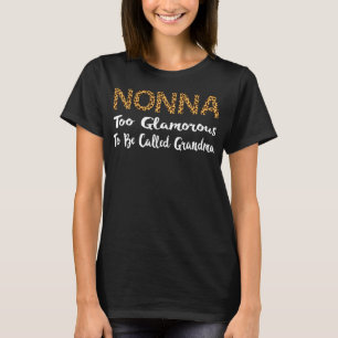 T-shirt La Grand-Mère Italienne Nonna Trop Glamorisante Po