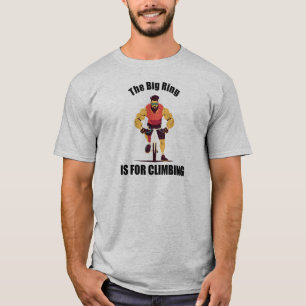 T-shirt La Grande Bague Est Pour Le Cyclisme D'Escalades