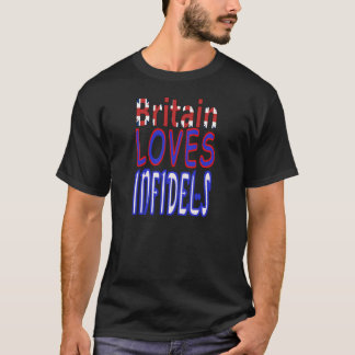 T-shirt La Grande-Bretagne aime la chemise d'infidèles