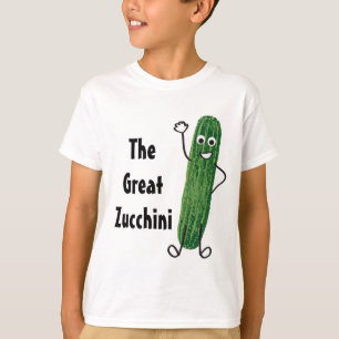 T-shirt La grande chemise à légumes à courgettes