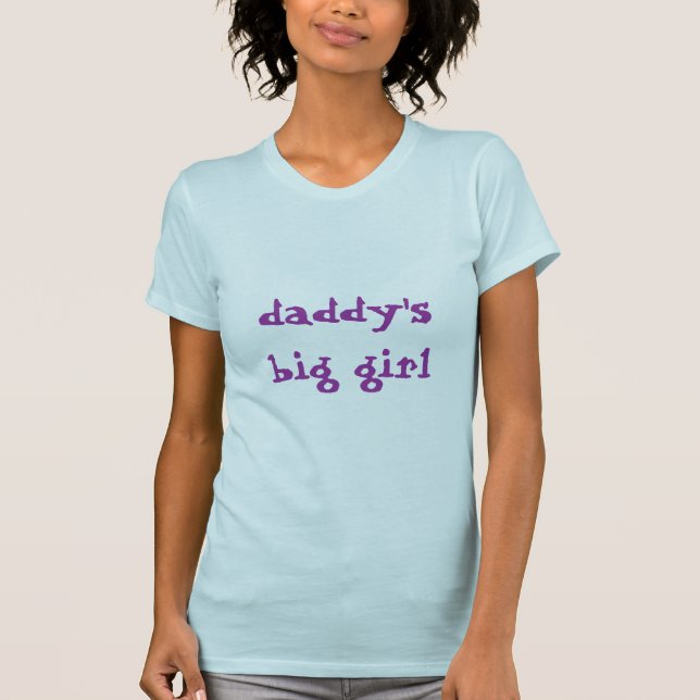 T-shirt la grande fille du papa (Devant)