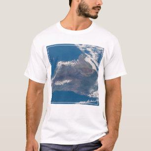 T-shirt La Grande Île D'Hawaï Et Ses Montagnes