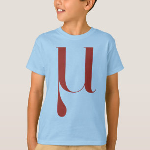 T-shirt La grande MU : Jeanne Moderno Lettres