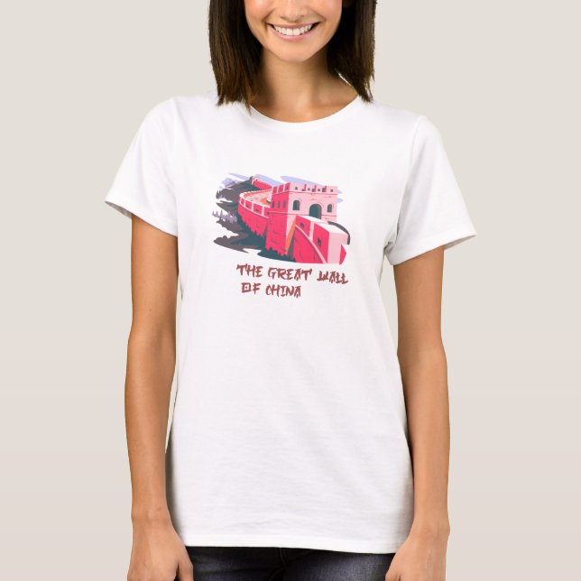 T-shirt La Grande Muraille De Chine (Devant)