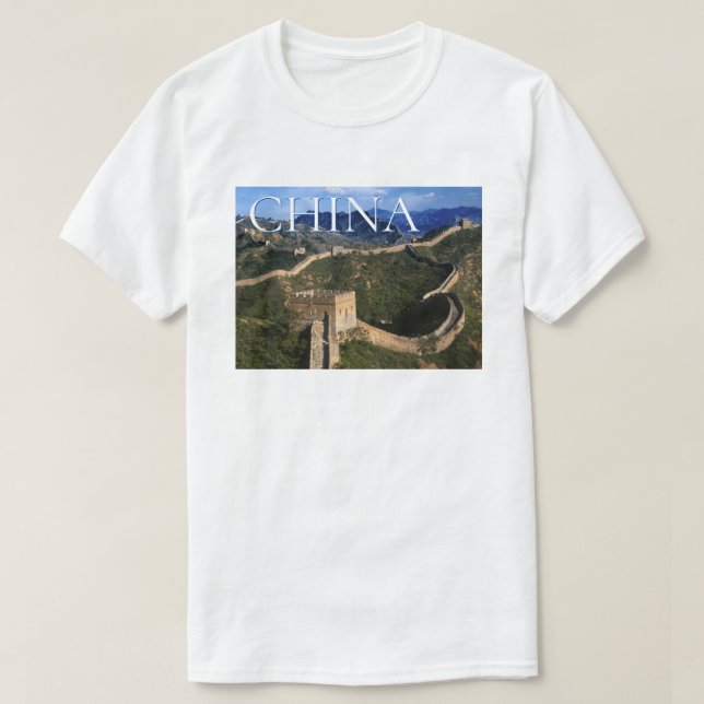 T-shirt La Grande Muraille | Jinshanling, Chine (Design devant)