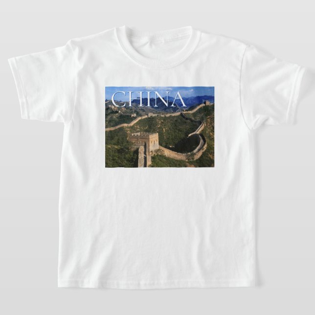 T-shirt La Grande Muraille | Jinshanling, Chine (Poser)