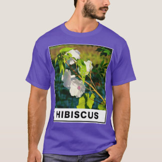 T-shirt La Grande Photographie d'Hibiscus Multi Couleur