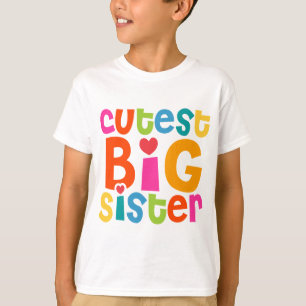 T-shirt La grande soeur la plus mignonne